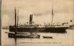 Figuig - Cie Gle Transatlantique - Bordeaux Ships
