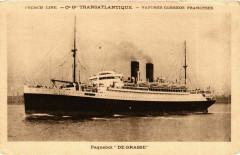 Paquebot De Grasse French Line Cie Gle Transatlantique Ships