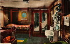 Paquebot Lafayette - Cabine de 1re Classe Ships