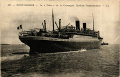 Le Cuba de la Cie Gle Transatlantique - Saint-Nazaire Ships