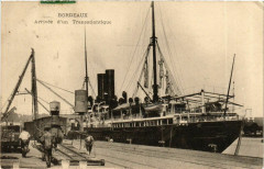 Arrivee d'un Transatlantique - Bordeaux Ships