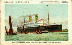 T.S.S. Veendam - Holland-America Line Ships