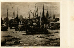 Sailins Vessels on Shore Ships