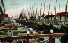 Marken - Haven mit Botters Ships