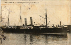 Le Paquebot Transatlantique Le Lafayette Ships