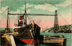 Rouen - Steamers - Le Pont et le Transbourdeus Ships
