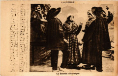 Folklore - L'Auvergne - La Bourrée d'Auvergne