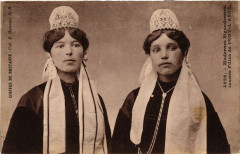 Folklore - Modernes Bigoudennes - Jeunes Filles de Pont-l'Abbé