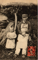 Folklore - Normandie - Gens de chez nous - Un vieux jardinier