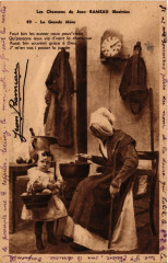 Folklore Les Chansons de Jean Rameau illustrées La Grande Mere