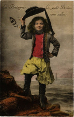 Folklore - En Bretagne - Le Petit Breton - vous Salue