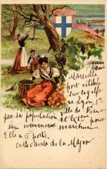 Folklore - Provence - Marseille - Litho