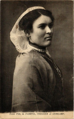 France - Folklore - Bretagne - Jeune Fille de Paimpol
