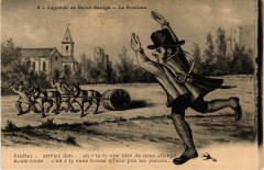France - Folklore - Legende de Saint-Saulge - Le Rouleau