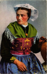 France - Folklore - Savoie - Costumes - Saint-Jean-d'Arves