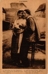 France - Folklore - Auvergne - Couple