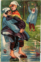 France - Folklore - Normands - Femme et Homme