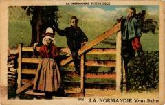 France - Folklore - La Normandie Vous Salue - Enfants
