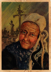 Folklore - Bretagne - Plougastel-Daoulas - Vieille Femme