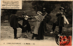 Folklore - Auvergne - La Bourrée - Types
