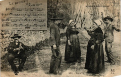 Folklore - Auvergne - Bourrée d'Auvergne - Vis-a-Vis