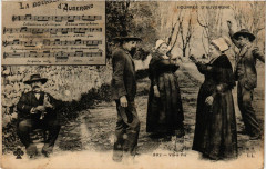 Folklore - Auvergne - Bourrée d'Auvergne - Vis-a-Vis