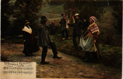 Folklore - Auvergne - La Bourrée d'Auvergne
