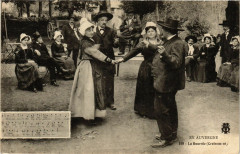 Folklore - Auvergne - La Bourrée - Croisement