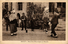 Folklore - Auvergne - Royat - Bourrées d'Auvergne au Paradis