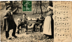 Folklore - Auvergne - Dance - Types