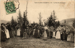Folklore - Auvergne - Types et Scenes Champetres - La Bourrée