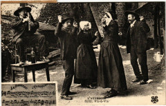 Folklore - Auvergne - La Bourrée - Vis-a-Vis