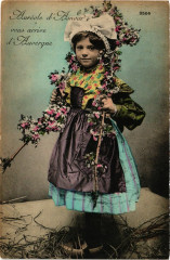 Folklore - Auvergne - Aureole d'Amour vous arrive d'Auvergne