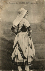 Folklore - Auvergne - Costume de Chatel-Guyon
