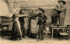 Folklore - Auvergne - La Bourrée - 4e Figure - Le Tourniquet