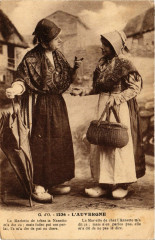 Folklore - Auvergne - Femmes - Types