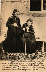 Folklore - Auvergne - Paysannes des Env. de Salers