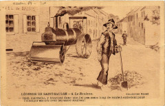France - Folklore - Legende de Saint-Saulge - Le Rouleau