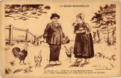 France - Folklore - Scenes Morvandelles - Le Dernier Ne