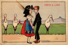 France - Folklore - Hans & Lina