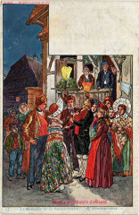 France - Folklore - Usages et Costumes d'Alsace - La Serenade