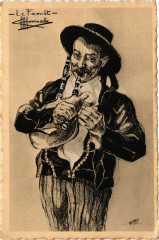 France - Folklore - Types et Costumes - La Faouet - Morbihan
