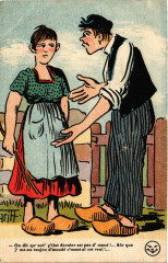 France - Folklore - Couple - Griff