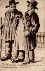 France - Folklore - Hommes - Griff