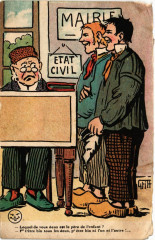 France - Folklore - Mairie - Etat Civil - Griff