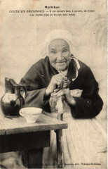 Morbihan - Costumes Bretonnes - Vieille Femme - Folklore - Types