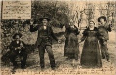 Bourrée d'Aubergne - Croisement - Folklore - Types