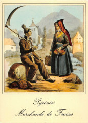 Pyrenees Les Fileuses Marchande De Fraises De Gedres