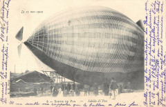 Theme Aviation Dirigeable Pax Le 12 Mai 1902 Sortie Du Pax