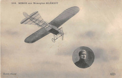 Aviation Simon Sur Monoplan Bleriot